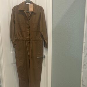 MM Lafleur Brown Jumpsuit